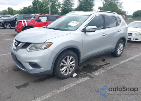 2016 Nissan Rogue Sv из США, поврежденный, VIN KNMAT2MT7GP666768